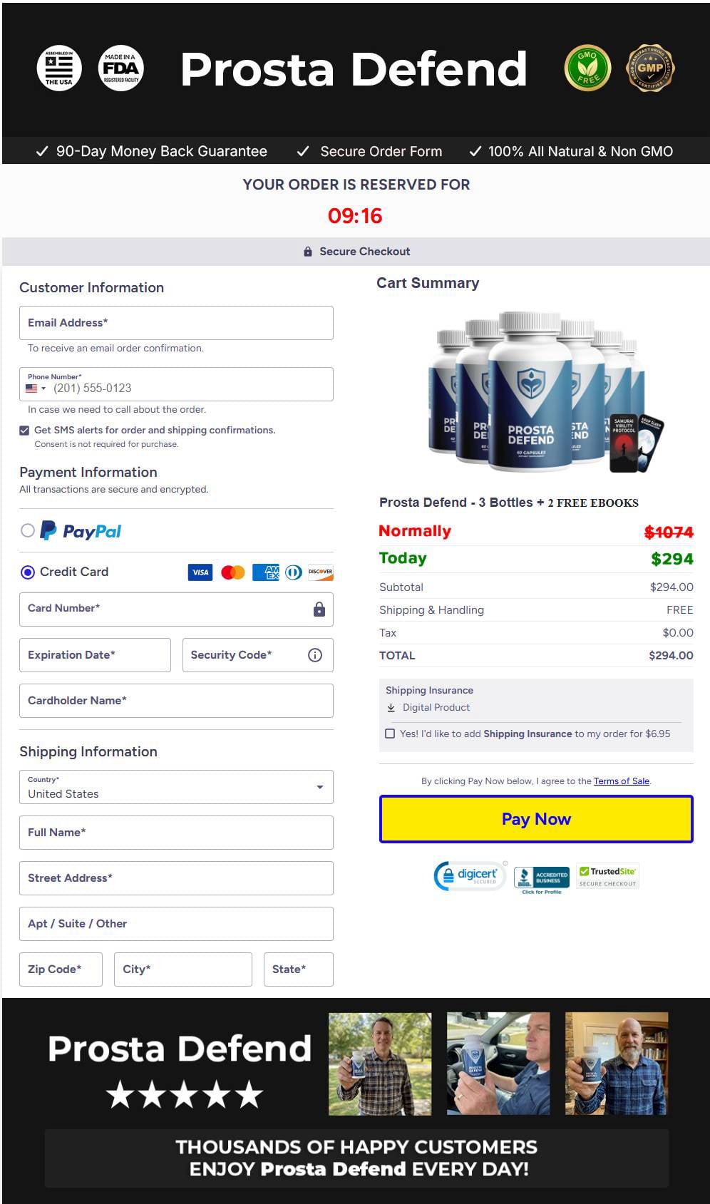 Prosta Defend Cart Section